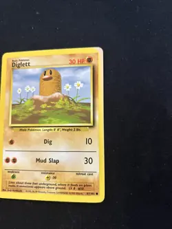 Diglett Base Set 47/102 Pokemon Card - Image 3