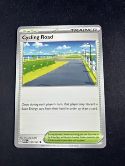 Cycling Road 157/165 Uncommon Scarlett & Violet 151 Pokemon Trainer Card - Image 1