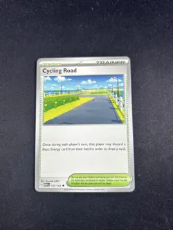 Cycling Road 157/165 Uncommon Scarlett & Violet 151 Pokemon Trainer Card - Image 2