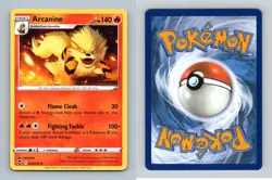 Arcanine #20/195 SWSH Silver Tempest Rare Pokemon 2022 TCG Card - Image 1