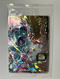 Bandai Super Dragon Ball Heroes cards ABS-09,10 Son Goku SS, Frieza promo SEALED - Image 4