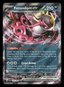 Fezandipiti ex - 038/064 - Double Rare - Shrouded Fable - Pokemon Card - NM/M - Image 1