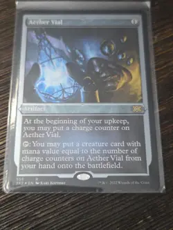 Aether Vial Iconic Masters Artifact Rare Magic the Gathering - Image 2