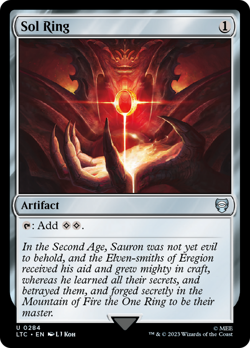 Sol Ring #284 | NM Near Mint | LTC Lord of the Rings Magic MTG - Image 1
