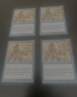 Magic MTG Sleight Of Hand Portal 2nd Age Playset LP Blue Sorcery - Image 1