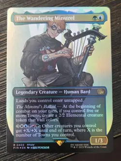 The Wandering Minstrel (Borderless) Final Fantasy Foil - Image 2