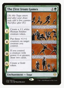 The First Iroan Games | Theros Beyond Death (THB) | MTG Enchantment - Saga | NM - Image 1