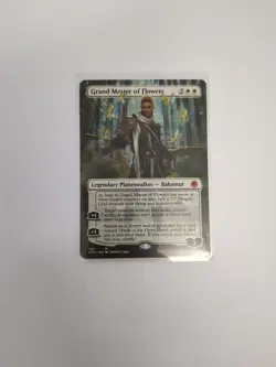 MtG Forgotten Realms AFR Grand Master Of Flowers Extended Art 282 Magic Bahamut - Image 1