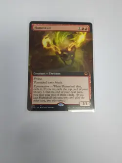 MtG Forgotten Realms AFR Flameskull Extended Art 378 M Magic Gathering #2 - Image 1