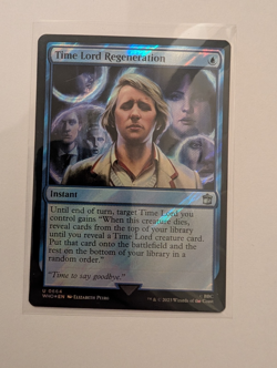 MtG Doctor Who Time Lord Regeneration U Surge Foil 0664 Magic Gathering - Image 1