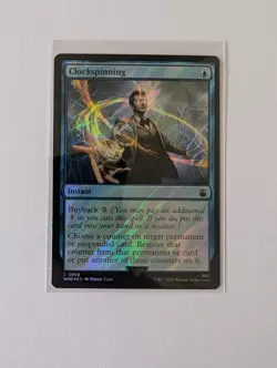 Clockspinning - Surge Foil #0806 (NM) Doctor Who Magic MTG - Image 1