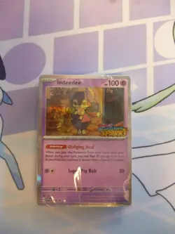 Pokemon Surging Sparks Sealed Indeedee Promo #154 Pre-Release Deck - Image 1