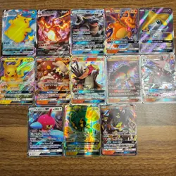 Pokemon Card Lot 13ct Charizard VMAX Surfing Pikachu VMAX Blastoise GX Entei GX - Image 1