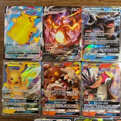 Pokemon Card Lot 13ct Charizard VMAX Surfing Pikachu VMAX Blastoise GX Entei GX - Image 2