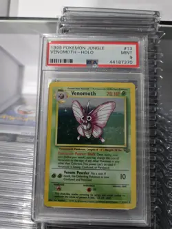 Pokemon Jungle 13/64 Venomoth Holo PSA 9 1999 - Image 1