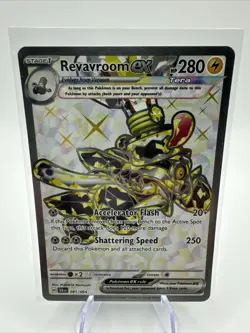 Pokemon Shrouded Fable Revavroom ex 81 Ultra Rare Full Art card NM 081/064 Tera - Image 1