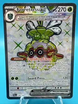 Forretress ex 230/193 Full Art Tera Ultra Rare Pokemon SV Paldea Evolved - Image 1