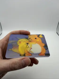Pokemon Pikachu Raichu 3D Lenticular Promo Card Viz Video Pioneer PIKA-0030D/DVD - Image 3
