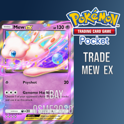 Pokemon TCG POCKET MEW EX (Trading Card Game) TCGP FAST SHIPPING - Image 1