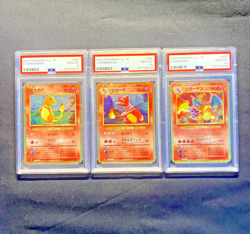 PSA 10 Charmander Charmeleon Charizard Set 003/032 CLL Pokemon Classic JPN #249 - Image 2