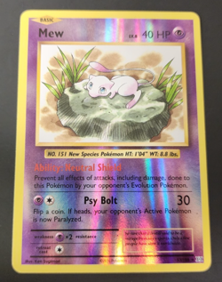 Pokemon TCG Mew 53/108 XY Evolutions Reverse Holo Foil Moderately Played MP x1 - Image 1