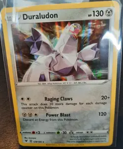 Pokemon TCG Duraludon Vivid Voltage Holographic Rare 129/185 - Image 1