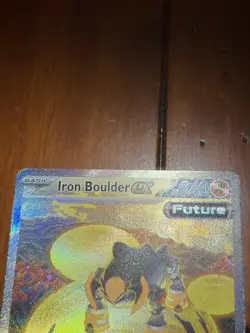 Pokemon Iron Boulder ex 207/162 SV05 Temporal Forces SIR Basic EX 240 HP Holo - Image 3