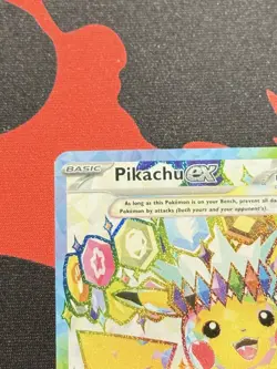 Pikachu ex 219/191 Pokemon Sv08: Surging Sparks Holo Full Art English Near Mint - Image 3