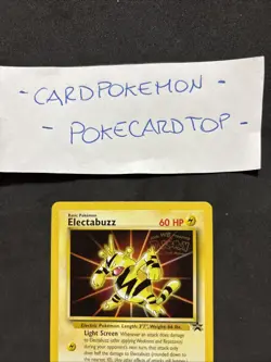 Pokemon Electabuzz N2 -Kids Wb Presents Pokemon The First Movie-Eng-promo-Mint! - Image 2