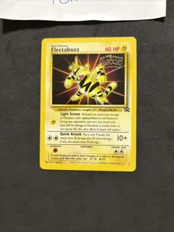 Pokemon Electabuzz N2 -Kids Wb Presents Pokemon The First Movie-Eng-promo-Mint! - Image 3