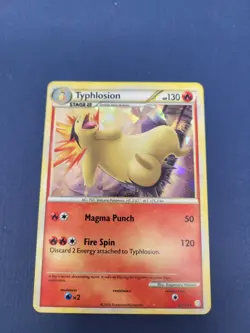 Pokemon Typhlosion Cracked Ice Holo 32/123 Deck Exclusives LP/NM *FREE SHIPPING* - Image 1