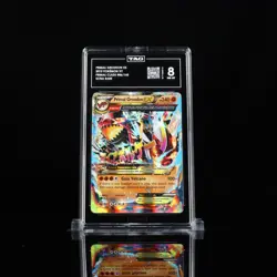TAG 8 NM MT 2015 Pokemon XY Primal Groudon EX Primal Clash #86/160 Ultra Rare - Image 1