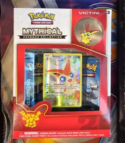 Pokemon TCG Mythical Pokemon Collection Victini w/ Pin - SEALED BOX - 2016 - Image 1