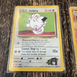 Pokemon TCG Vintage Lot Of 12 Cards Base Set Ivysaur Holo Ninetales & Clefable - Image 2