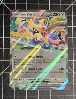 Pokemon TCG - Hop's Zacian ex - 111/159 Journey Together - Double Rare Holo - Image 1