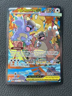 Pokemon TCG Mega Kangaskhan EX 182/132 Sir Secret Rare Card English Edition - Image 1