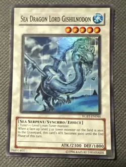 Yu-Gi-Oh! Sea Dragon Lord Gishilnodon RGBT-EN044 Ultra Rare NM - Image 1