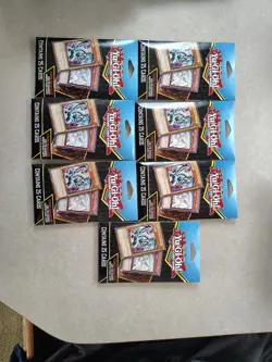 Lot Of 7 Yu-Gi-Oh! TCG SHONEN JUMP Hanger Pack 20 Common Cards 5 Rare Cards - Image 1