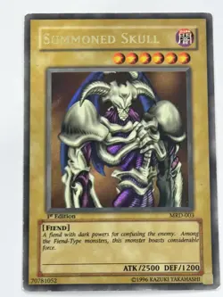 Yu Gi Oh! Summoned Skull MRD-003 Metal Raiders 1st Edition Lightly Played - Image 1