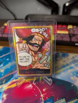 One Piece Gol.D.Roger GOLD DON!! Card (OP-13) English NM - Image 1
