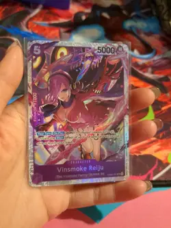 One Piece TCG - Vinsmoke Reiju PRERELEASE ENGLISH EB03-031 HEROINES SR Near Mint - Image 1