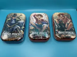 One Piece Card Game Tin Pack Set Vol. 2. Lot Of 10 Tins Sealed OP-13 🔥 🔥 🔥 - Image 2