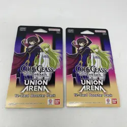 Code Geass: Lelouch of the Rebellion Vol.2 Union Arena Sealed Booster Packs x2 - Image 1