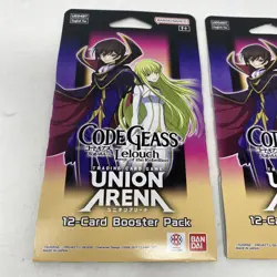 Code Geass: Lelouch of the Rebellion Vol.2 Union Arena Sealed Booster Packs x2 - Image 2