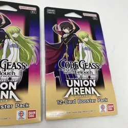 Code Geass: Lelouch of the Rebellion Vol.2 Union Arena Sealed Booster Packs x2 - Image 3