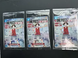 Bandai Namco One Piece Card Game US Voyage Monkey D. Luffy Promo Leader Lot 3 - Image 1