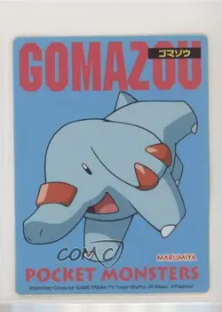 Phanpy Marumiya Pokemon Advanced Generation Food Issue Sticker Card 2002 - Image 1