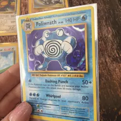 Pokemon TCG Vintage Base Set Of 12 Cards Holo Poliwrath 25/108 Wartortle - Image 2