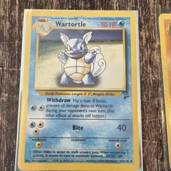 Pokemon TCG Vintage Base Set Of 12 Cards Holo Poliwrath 25/108 Wartortle - Image 4
