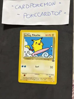 Pokemon Card Surfing Pikachu 28-promo-ita-No Holo-Exc/nm! - Image 1